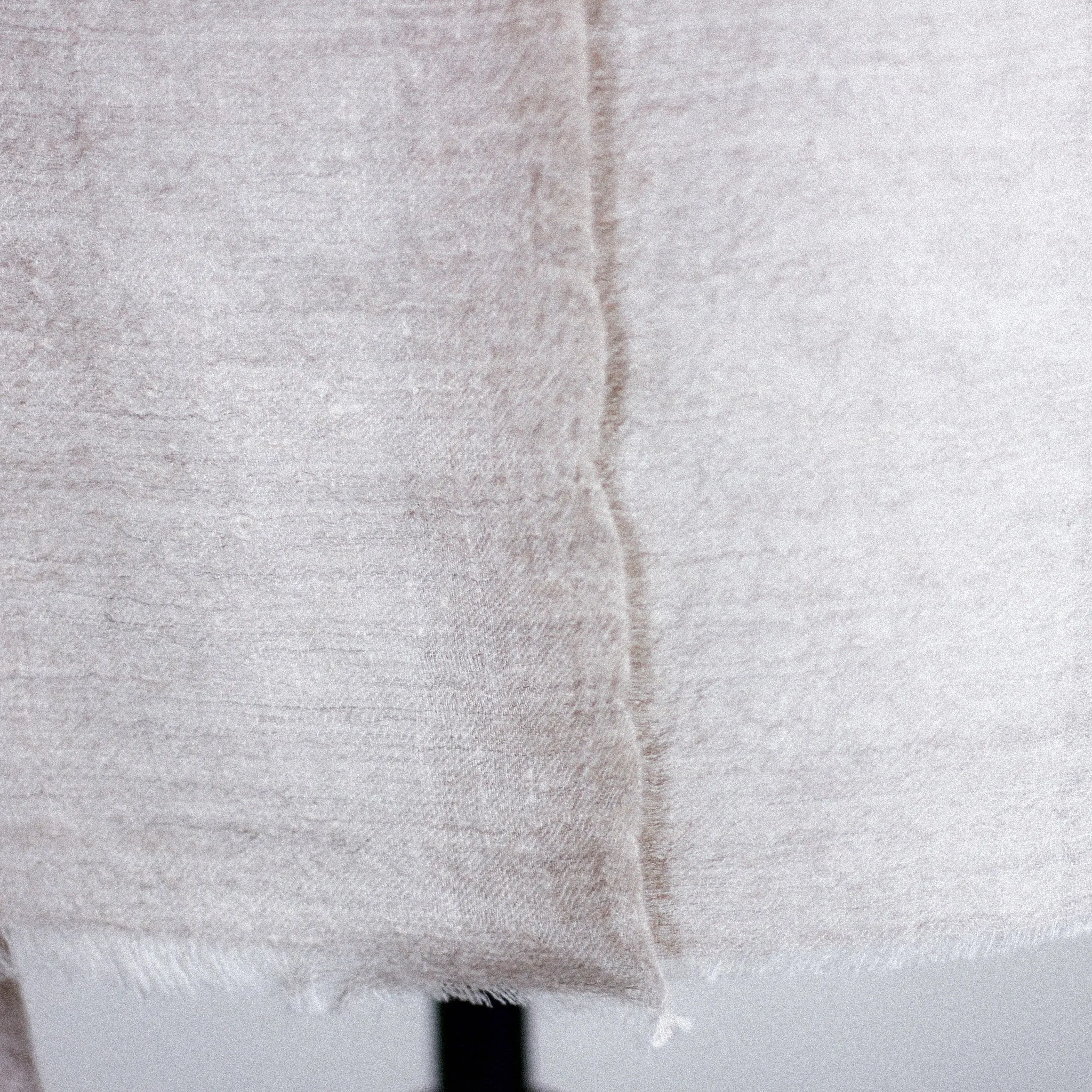 100% Pure Cashmere Scarf - Handspun Softest Pashmina Cashmere Wool Stole from Ladakh, Himalayas | Light Brown, 30x84"