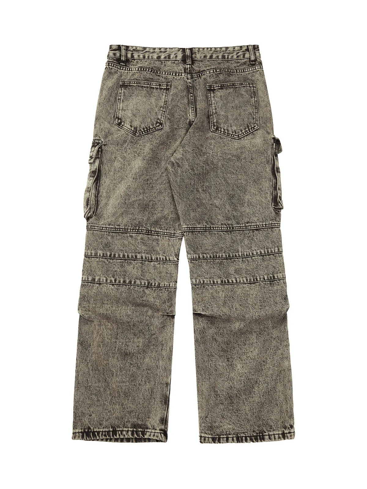 1984 American Street Style Washed Distressed Work Jeans