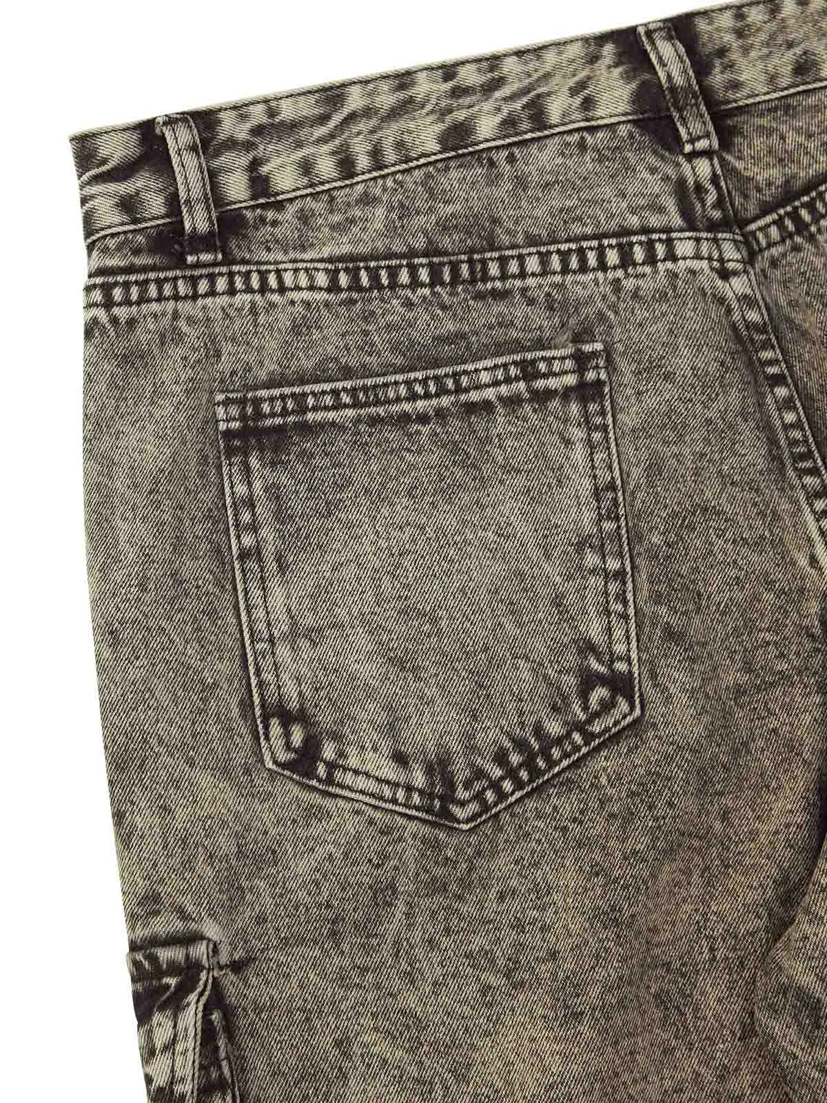 1984 American Street Style Washed Distressed Work Jeans