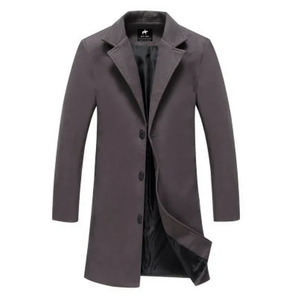 Angelo Ricci™ Business-Man Windproof Long Coat