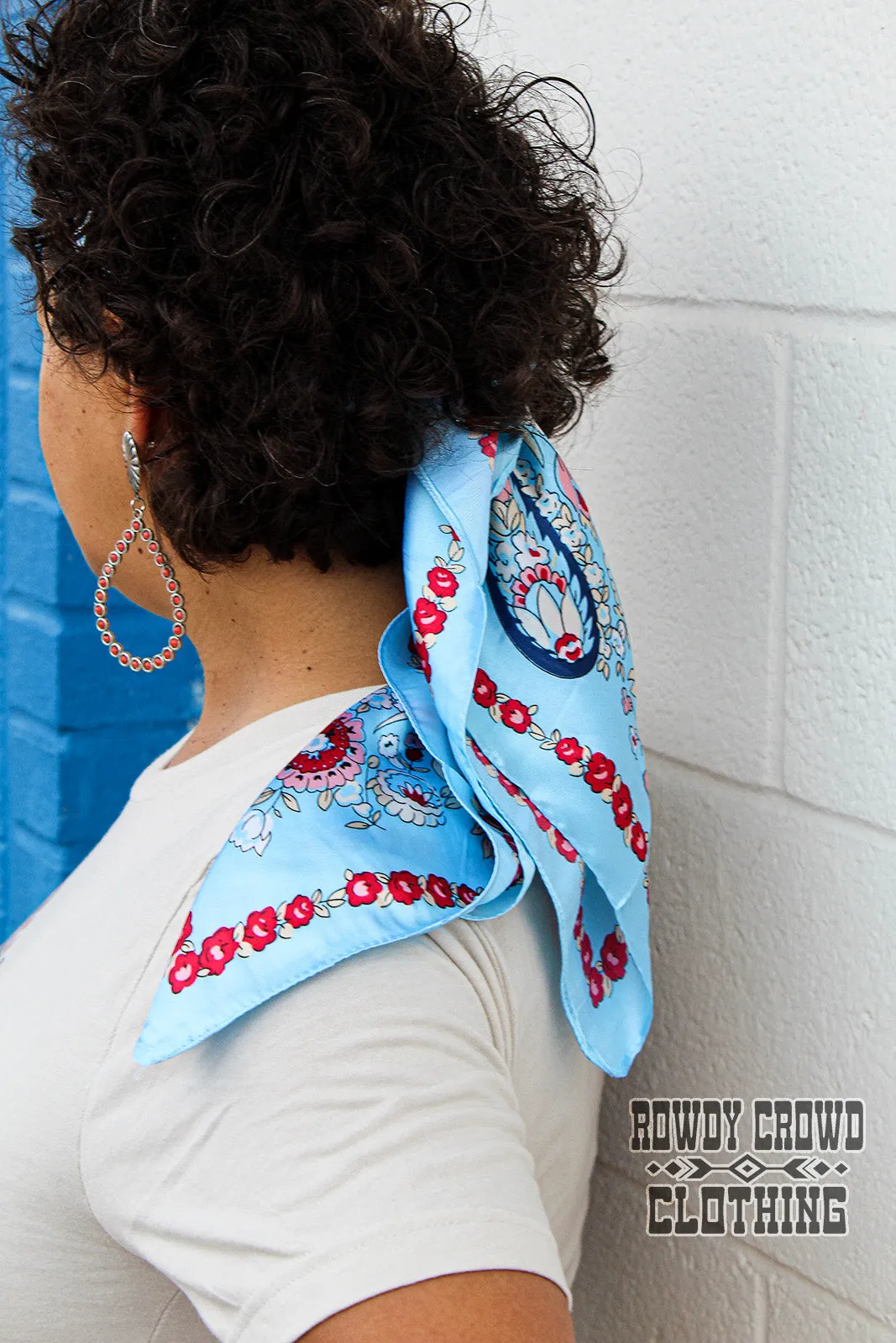 Baby Blue Wild Rag
