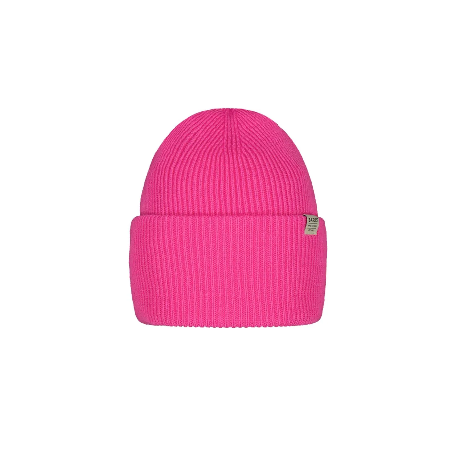 Barts Haveno High Cuffed Ribbed Knit Stretchy Beanie Hat