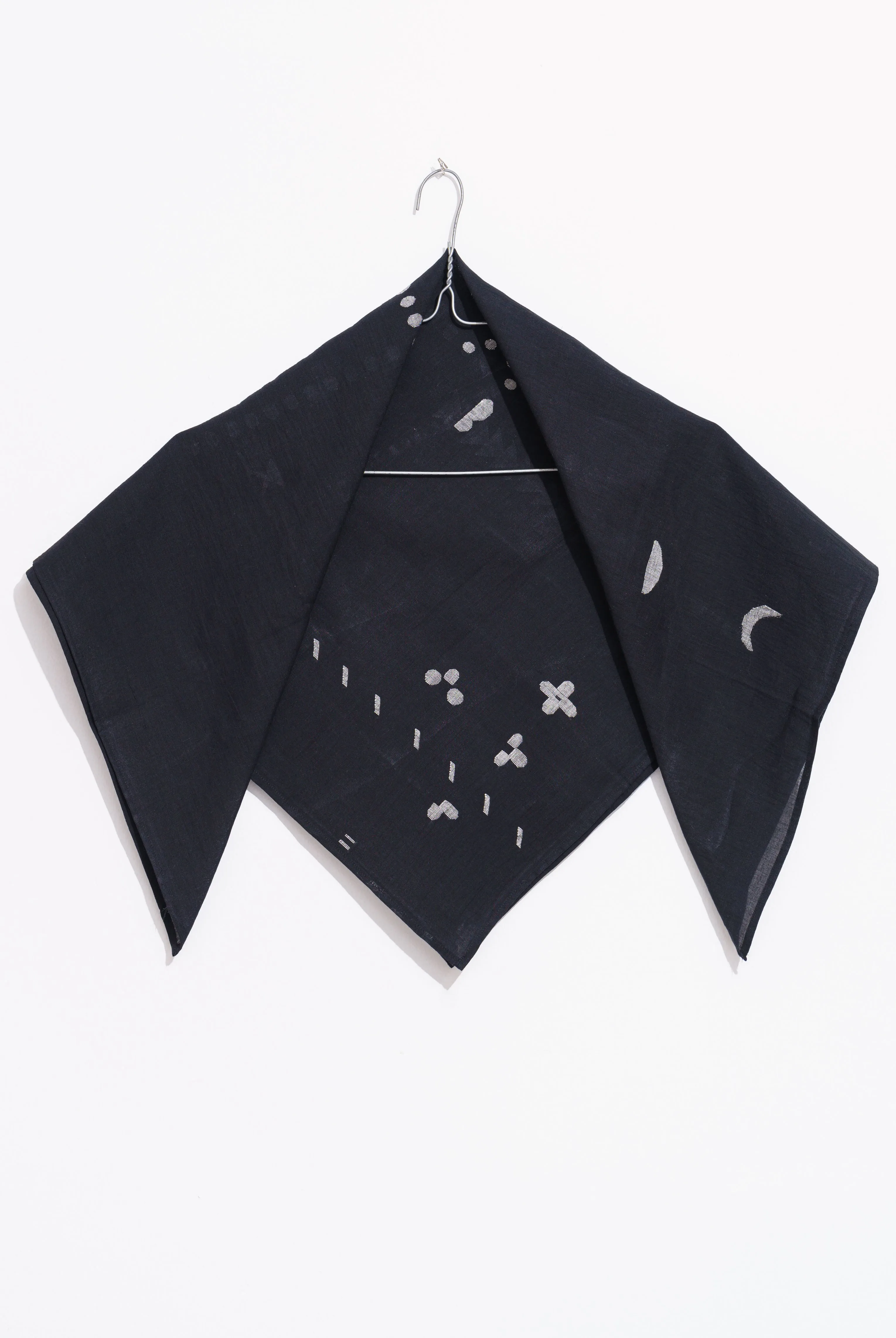Black cotton bandana