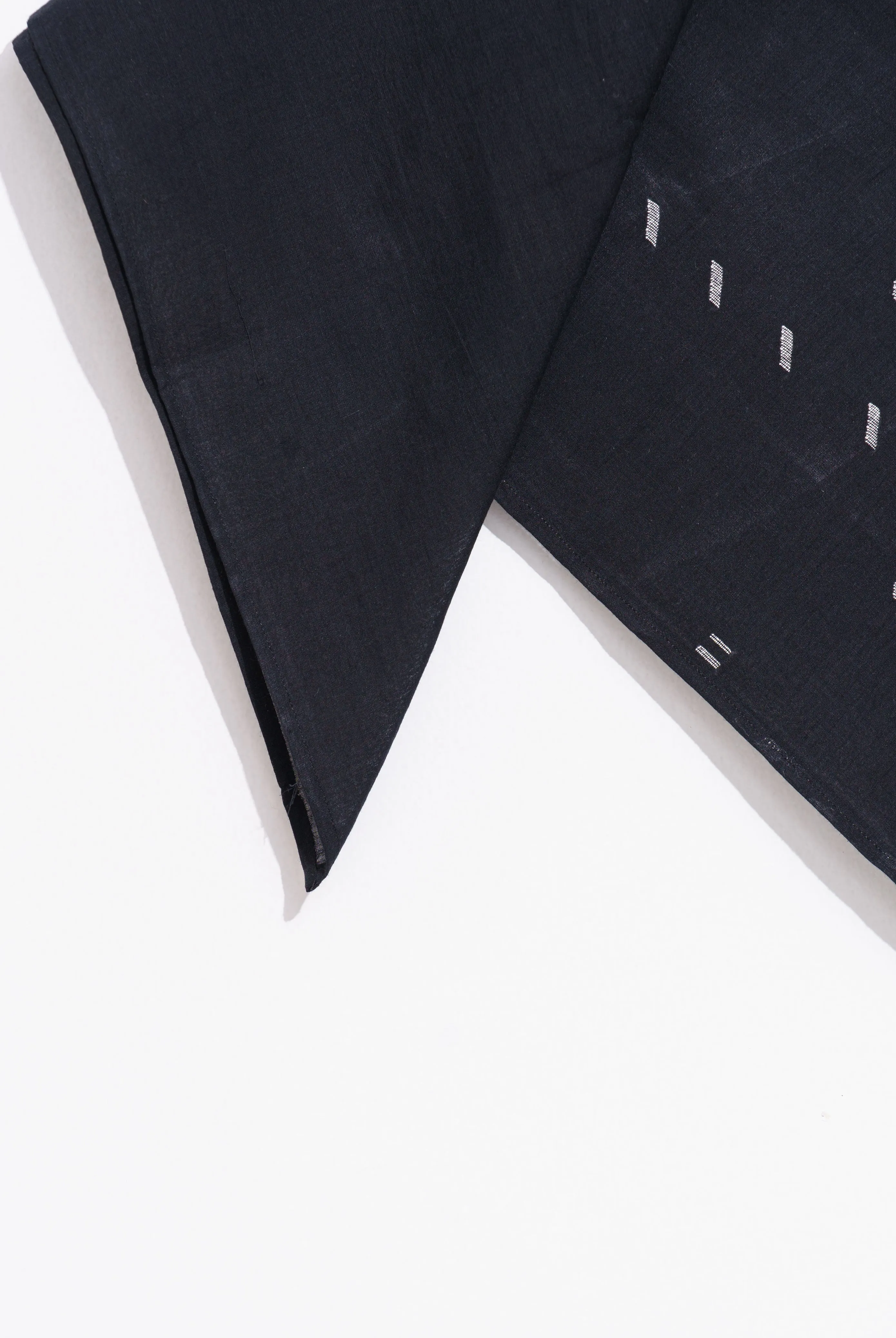 Black cotton bandana