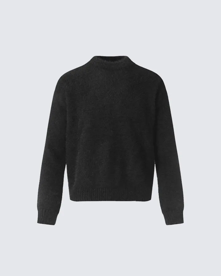 Cozy Minimalist Knitted Sweater
