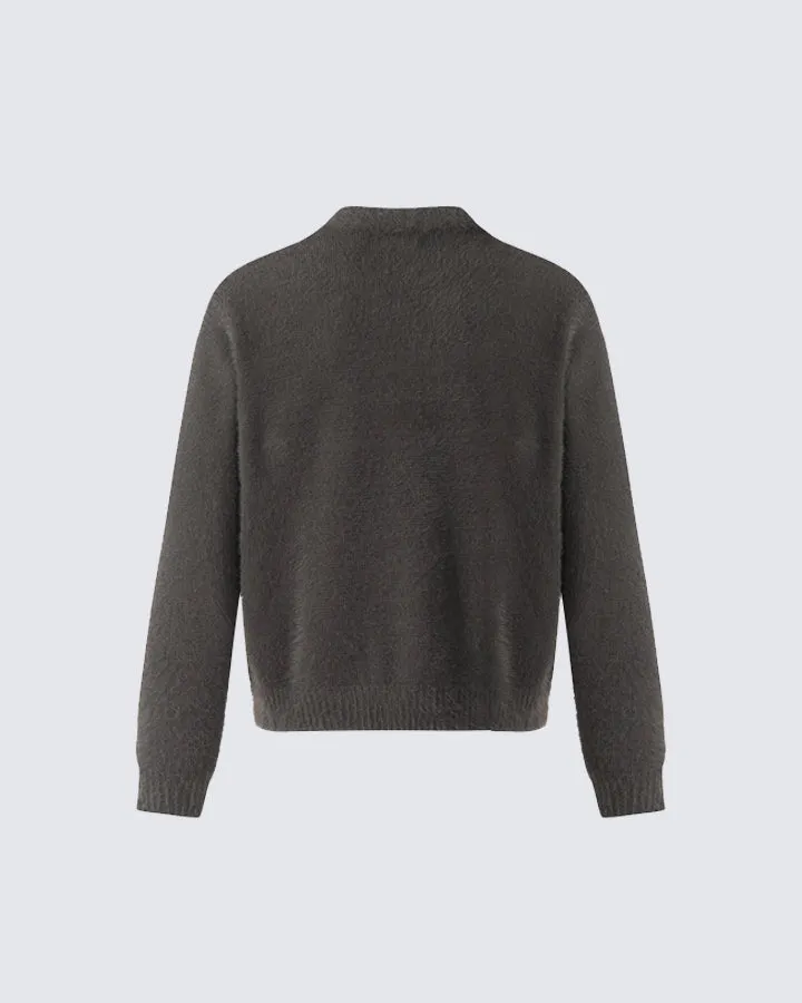 Cozy Minimalist Knitted Sweater