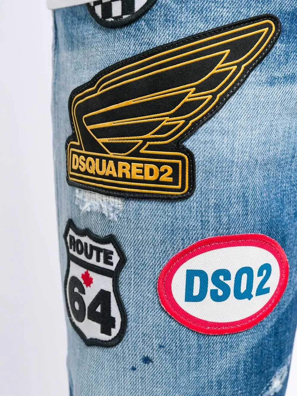 Dsqared2 Patch Skinny Jeans
