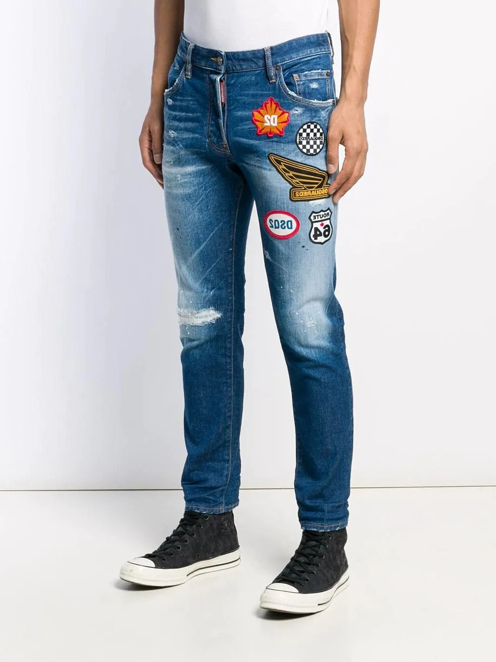 Dsqared2 Patch Skinny Jeans