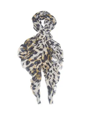 Edie Leopard Scarf