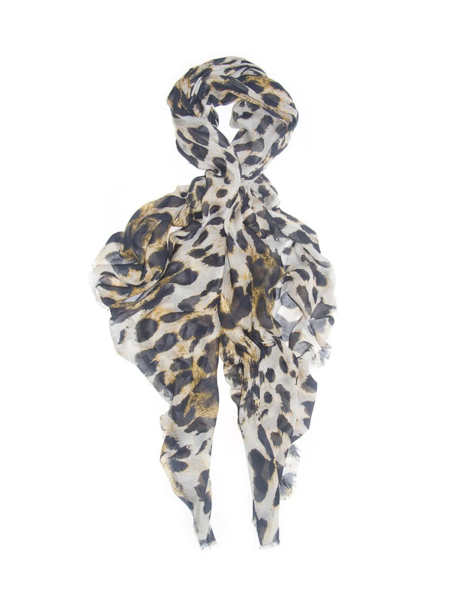 Edie Leopard Scarf