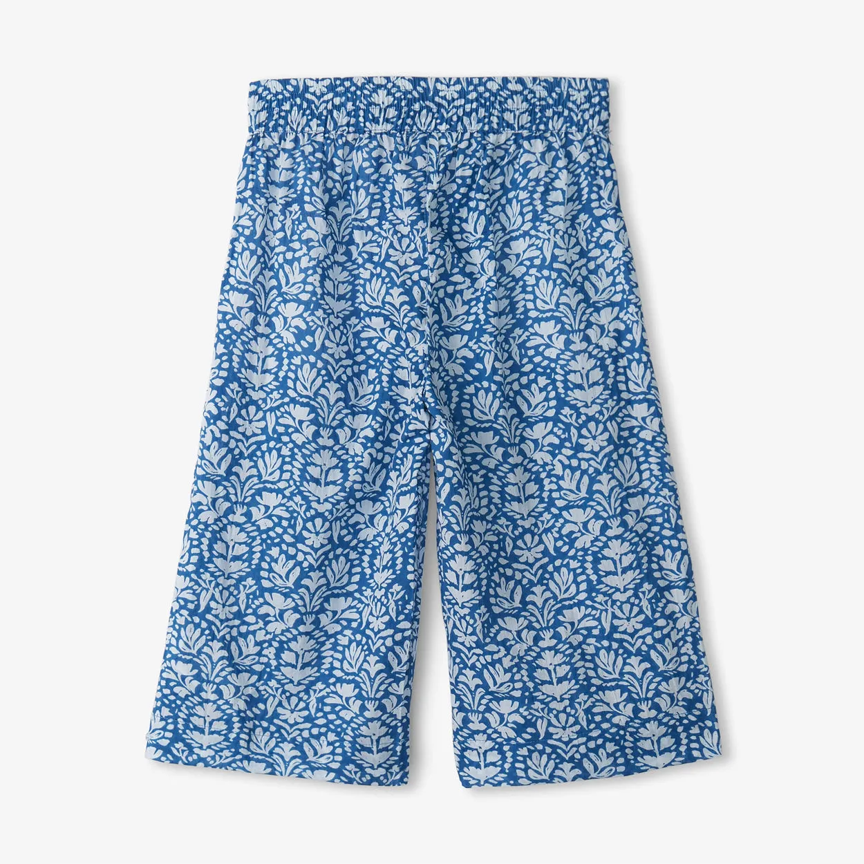 Girls Floral Shibori Cropped Culottes