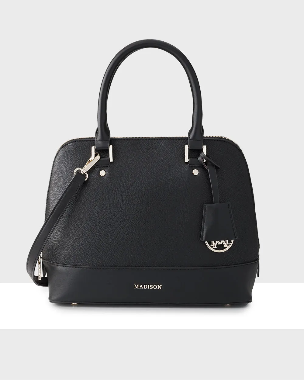 Grace Medium Dome Satchel Bag   Monogram Bag Strap