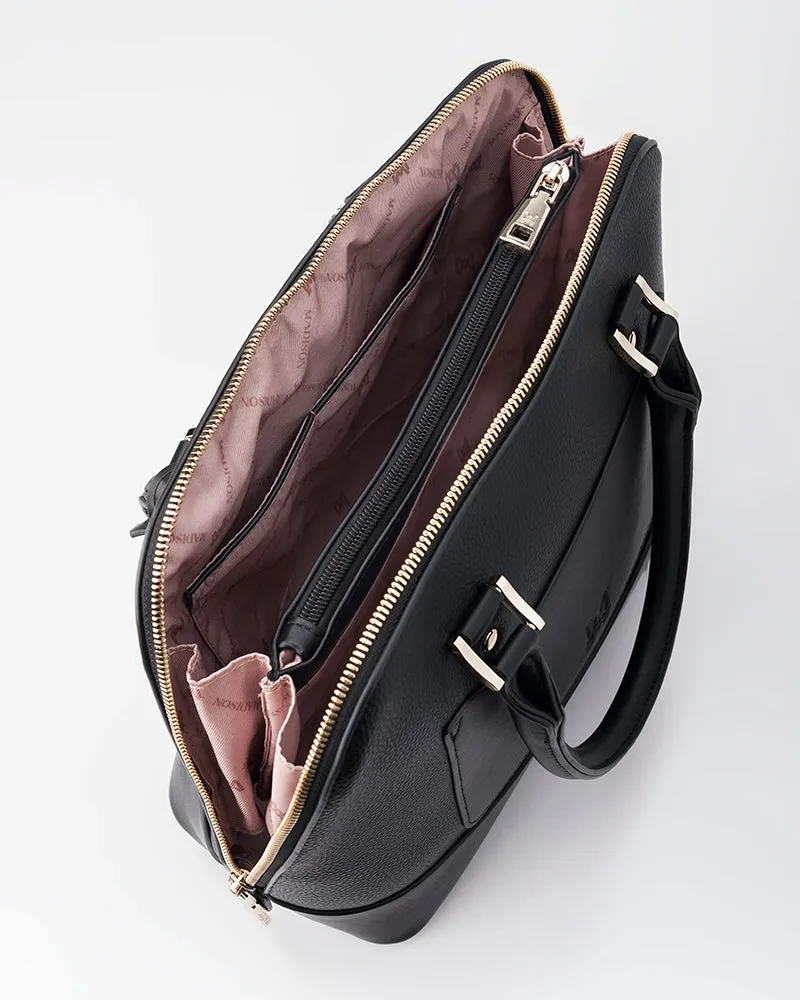 Grace Medium Dome Satchel Bag   Monogram Bag Strap
