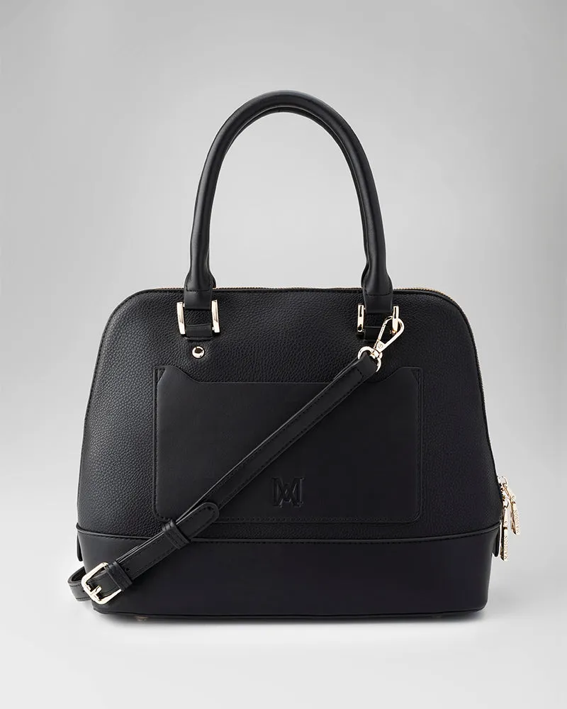 Grace Medium Dome Satchel Bag   Monogram Bag Strap