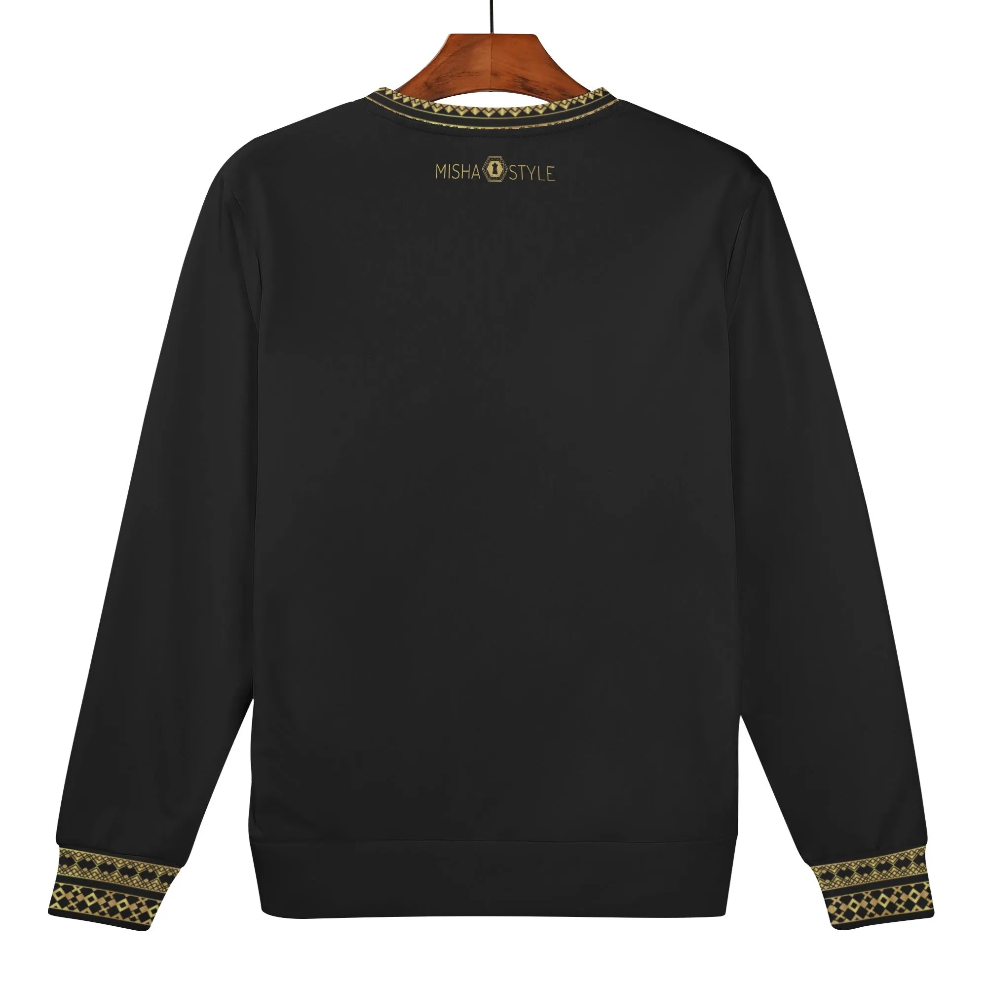 Kids Jerusalem Word Sweater - Black