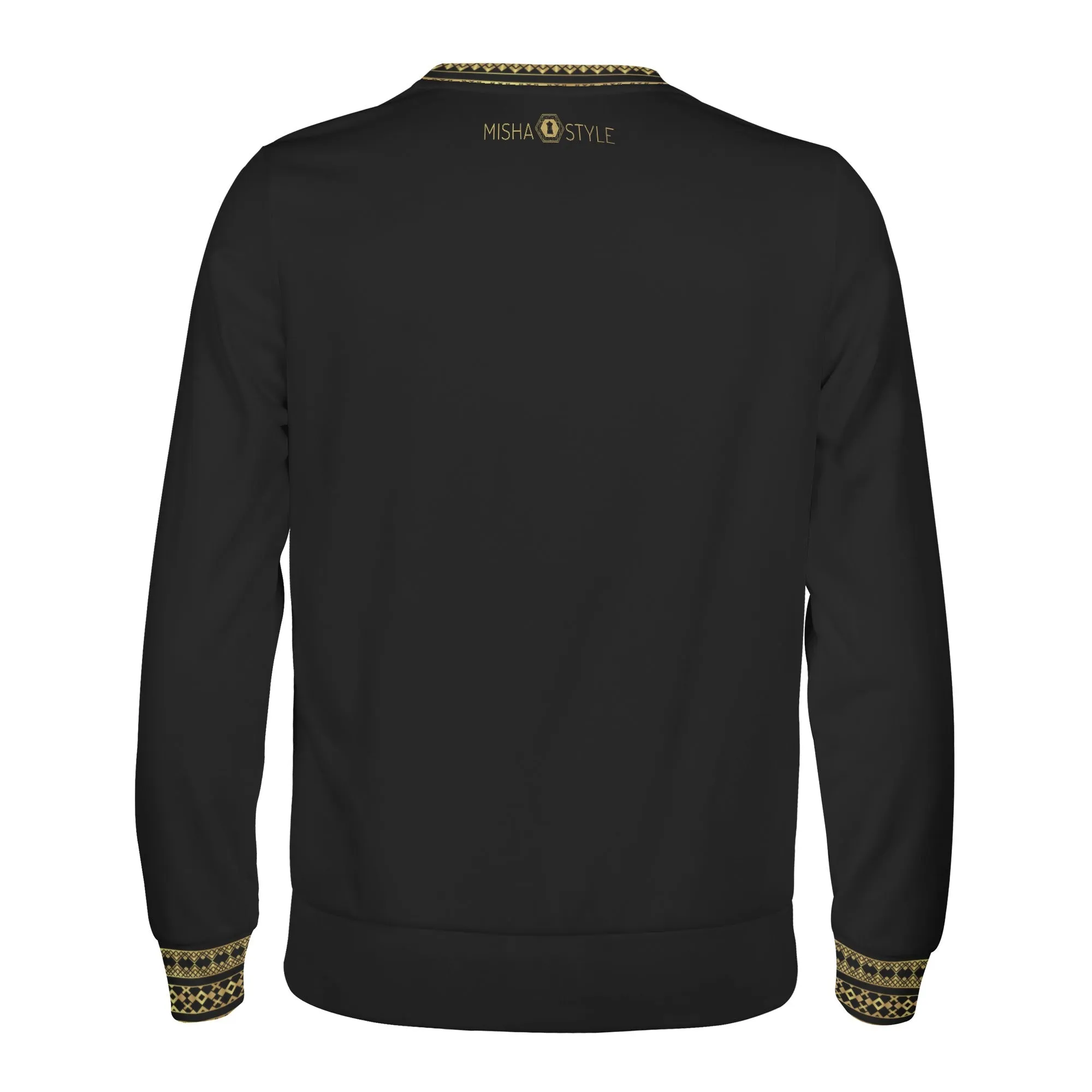 Kids Jerusalem Word Sweater - Black