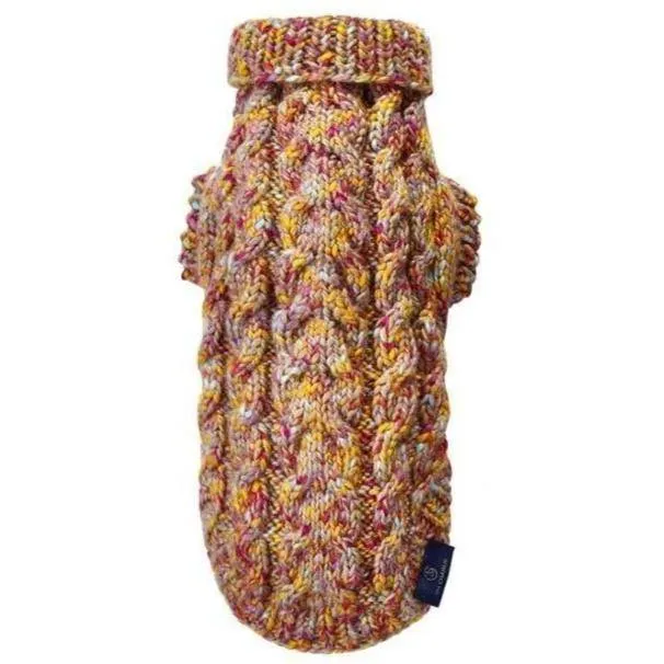 Knitted Sweater LUXURY Precius by Oh Charlie - Fire Opal