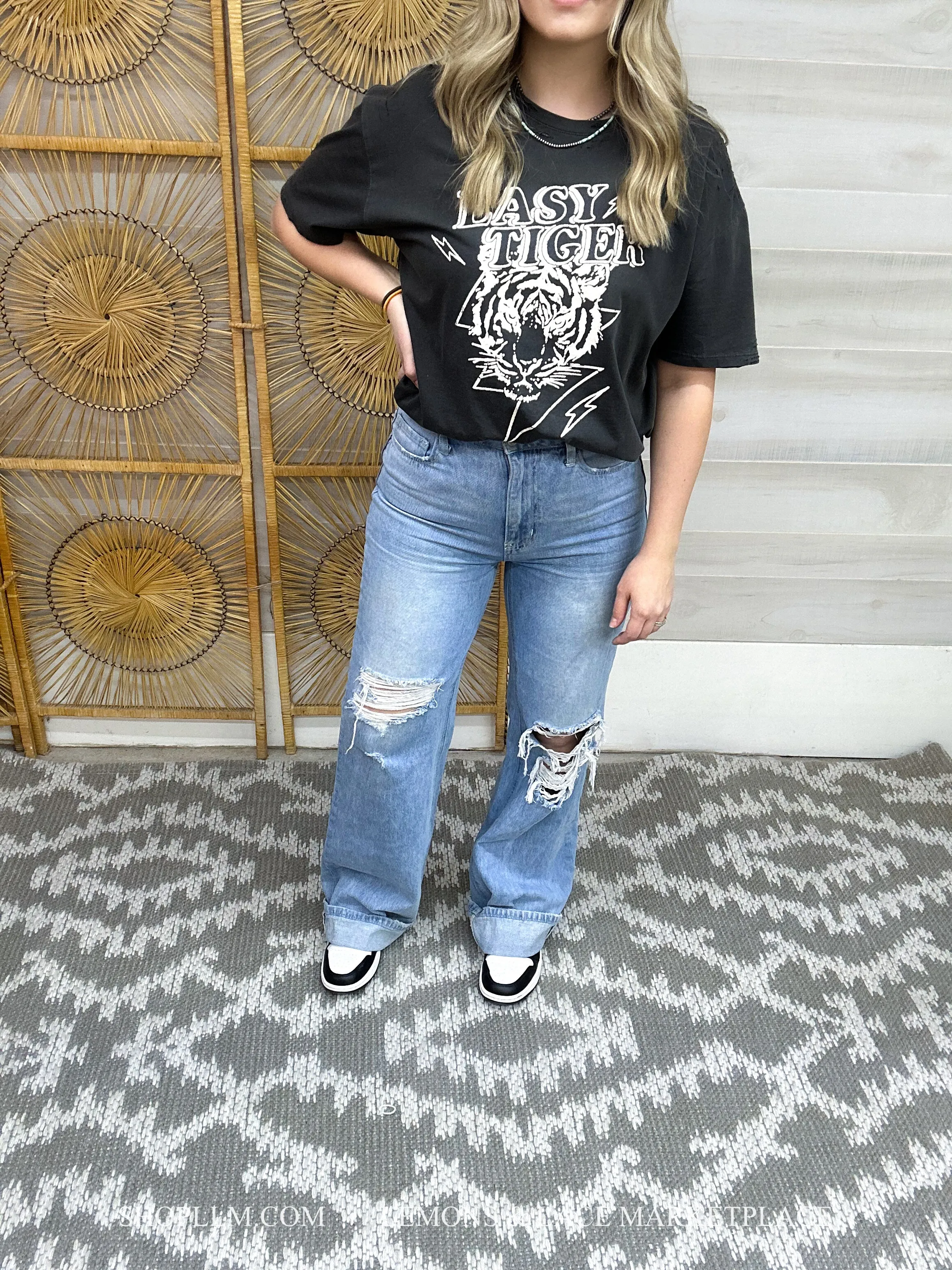 Leslie 90s Flare Hi Waist Jeans by Vervet