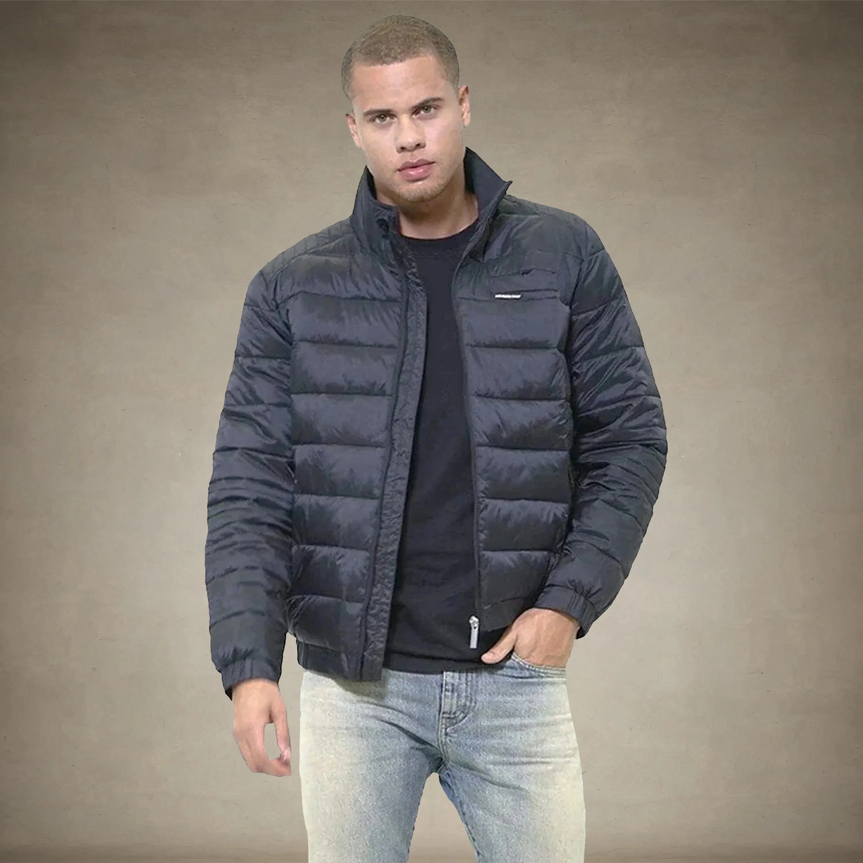 Men's Moto Puffer Jacket - FINAL SALE