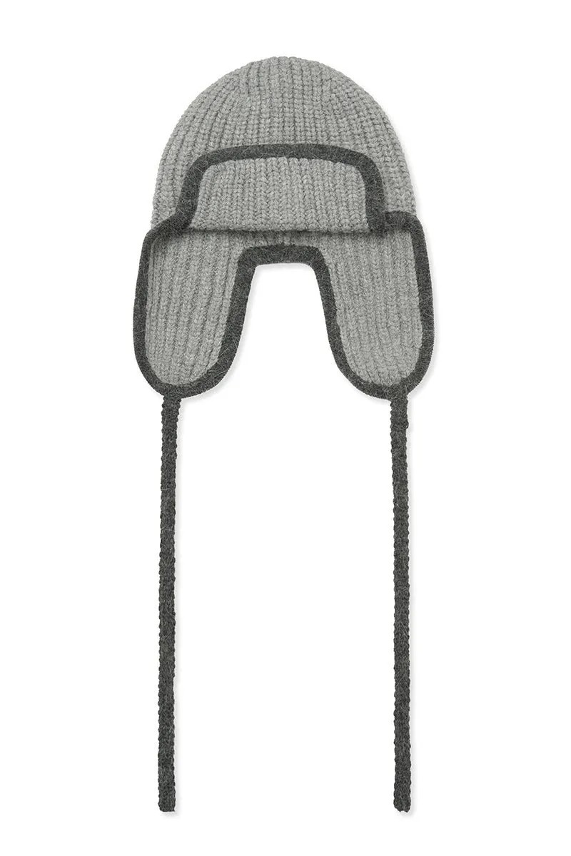 [MIDNIGHT MOVE] FW 24 ag knit hat (grey)