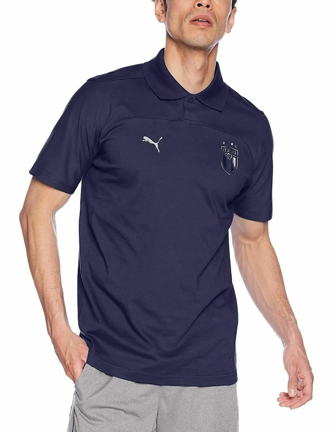Puma Italy Polo Azzurri - Peacoat