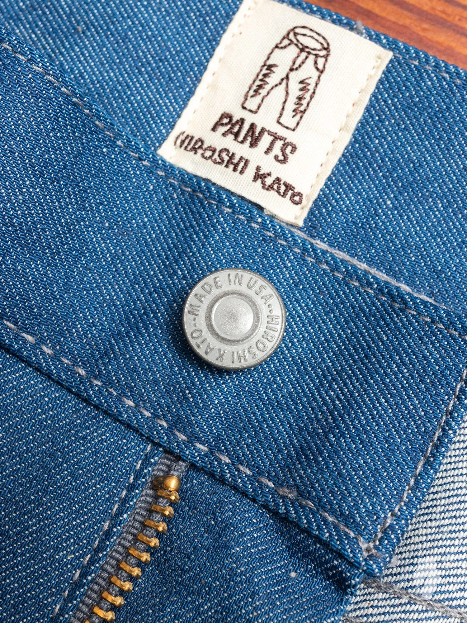 "Cobalt" 10.5oz Stretch Selvedge Denim - Pen Slim