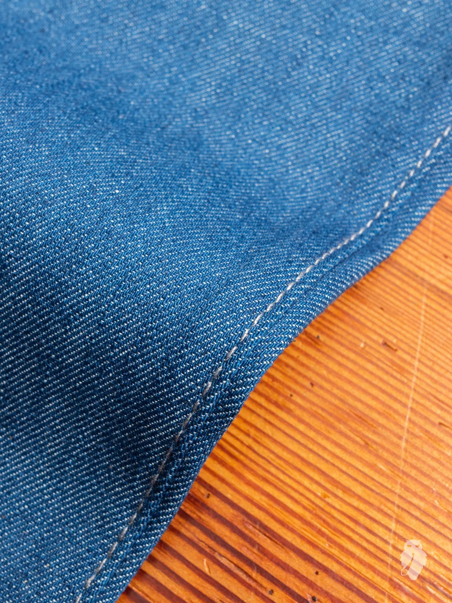 "Cobalt" 10.5oz Stretch Selvedge Denim - Pen Slim