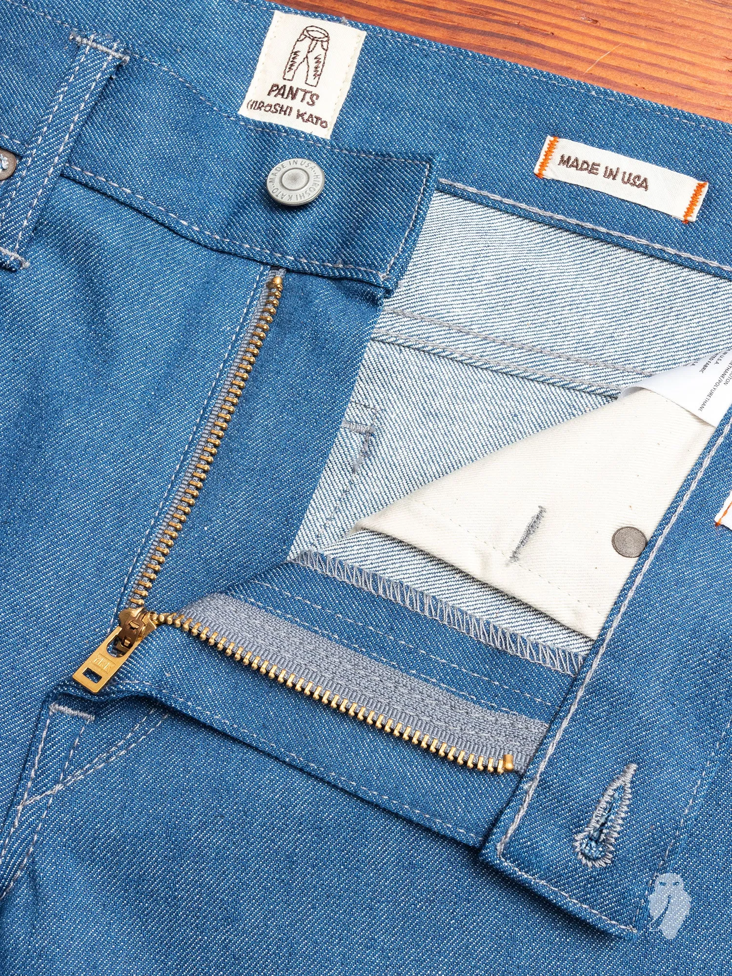 "Cobalt" 10.5oz Stretch Selvedge Denim - Pen Slim