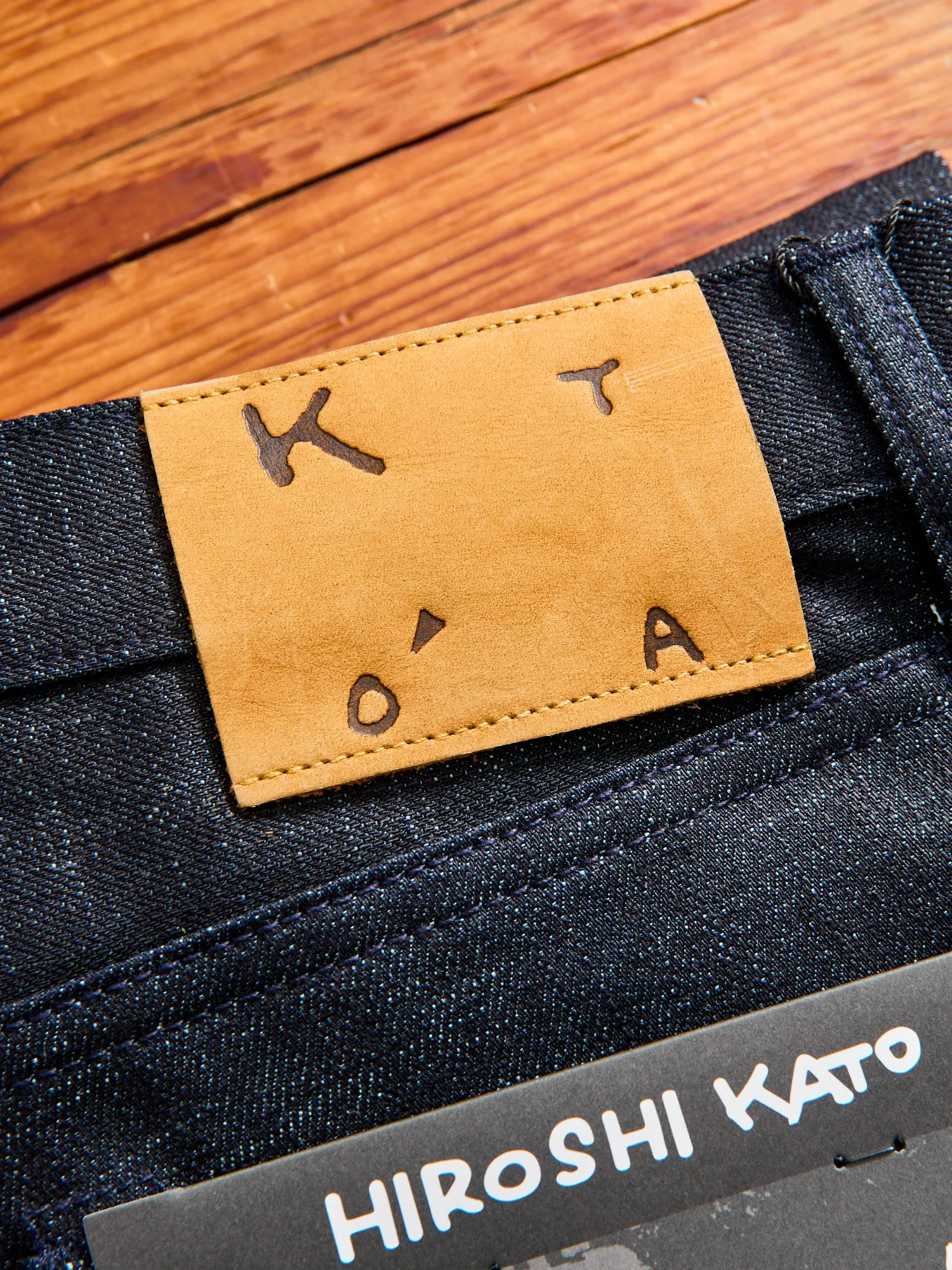 "Etched" 13oz Stretch Selvedge Denim - Pen Slim