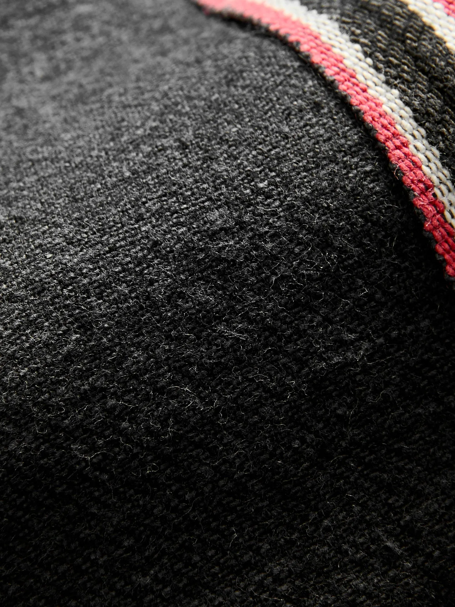 "Krist" 14oz Washed Black Stretch Selvedge Denim - Hammer Straight