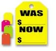 "Was/Now" Car Hang Tags