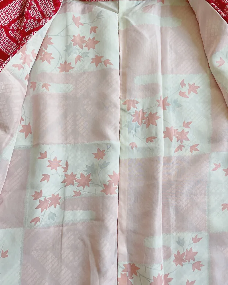 Rhombic Crystal Shibori Haori Kimono Jacket