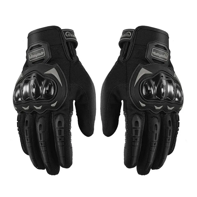 Riding Tribe MCS-17 Motorcycle Gloves Touch Screen Outdoor Riding Gloves, Size: XL(Black)