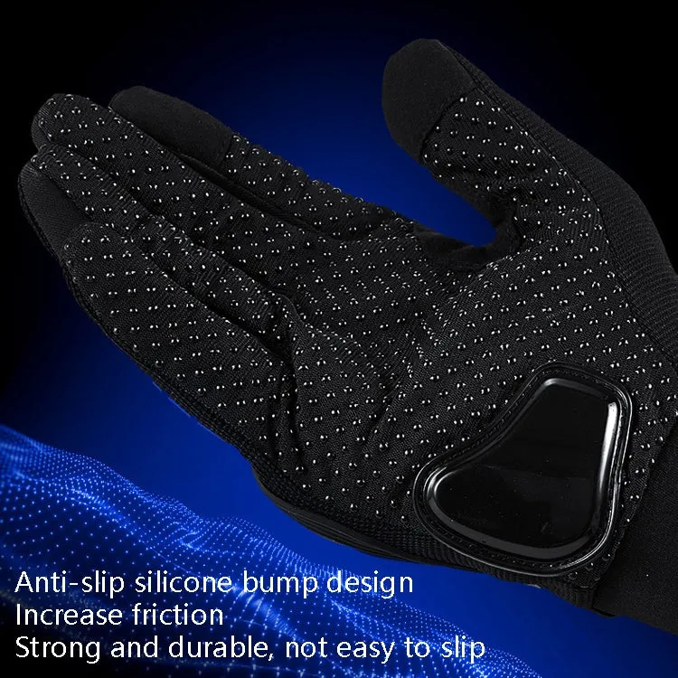 Riding Tribe MCS-17 Motorcycle Gloves Touch Screen Outdoor Riding Gloves, Size: XL(Black)