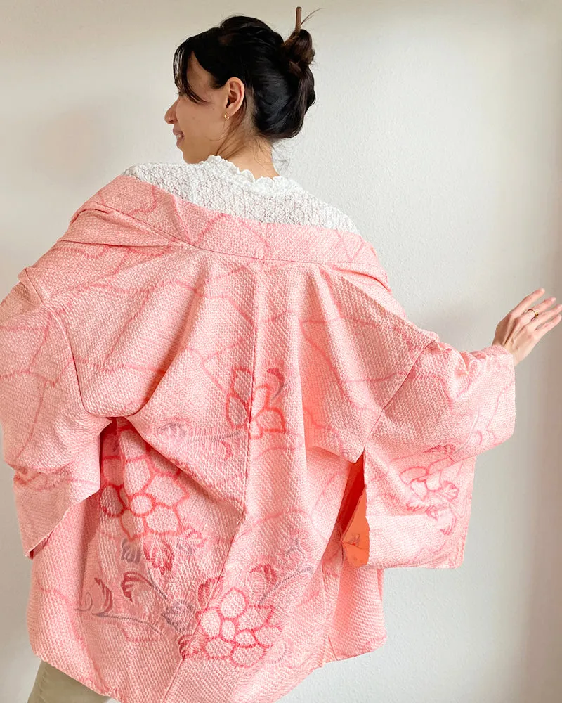 Sakura Girls Shibori Haori Kimono Jacket
