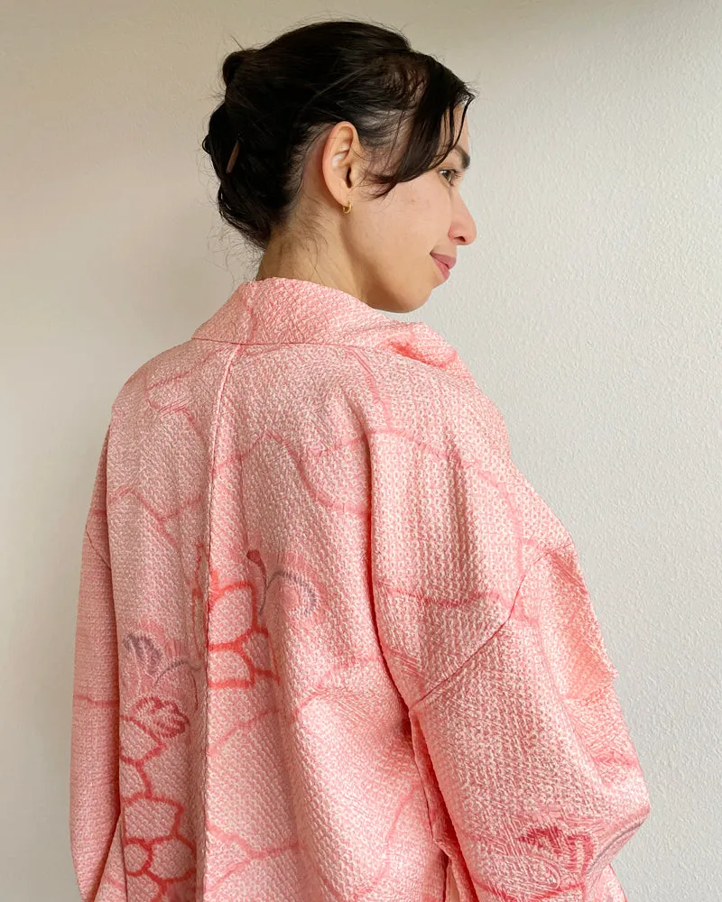 Sakura Girls Shibori Haori Kimono Jacket