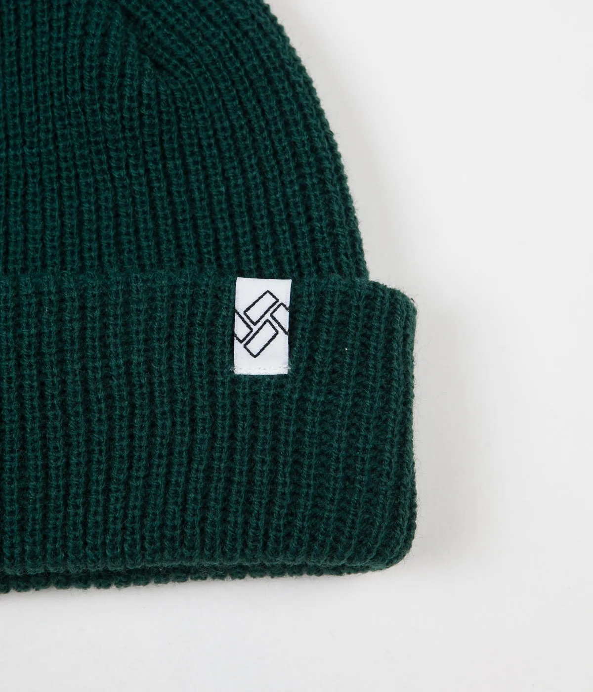 Severn Ilford Short Cuff Beanie - Dark Green