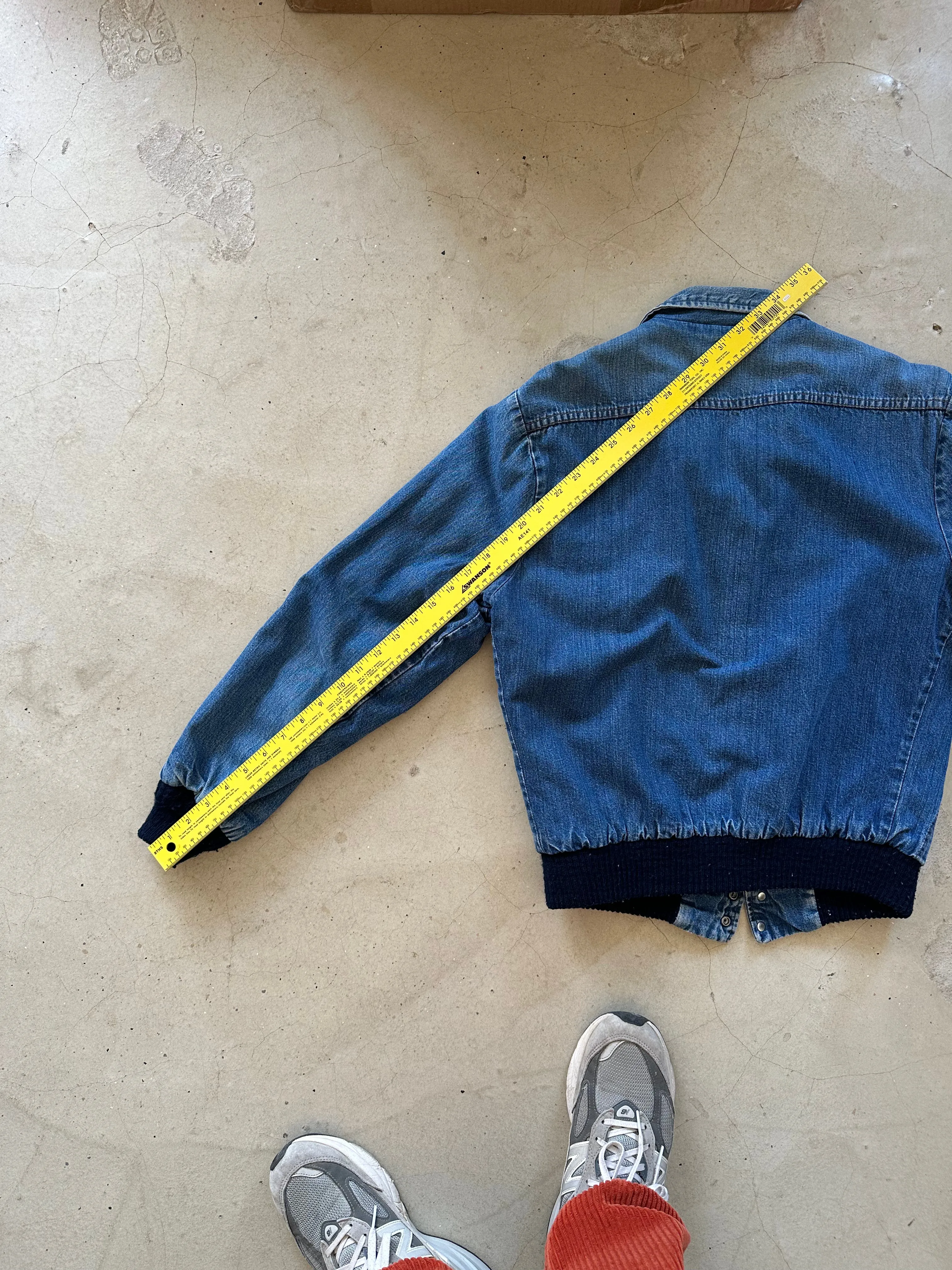 Vintage: Wrangler Shearling lined Denim Jacket