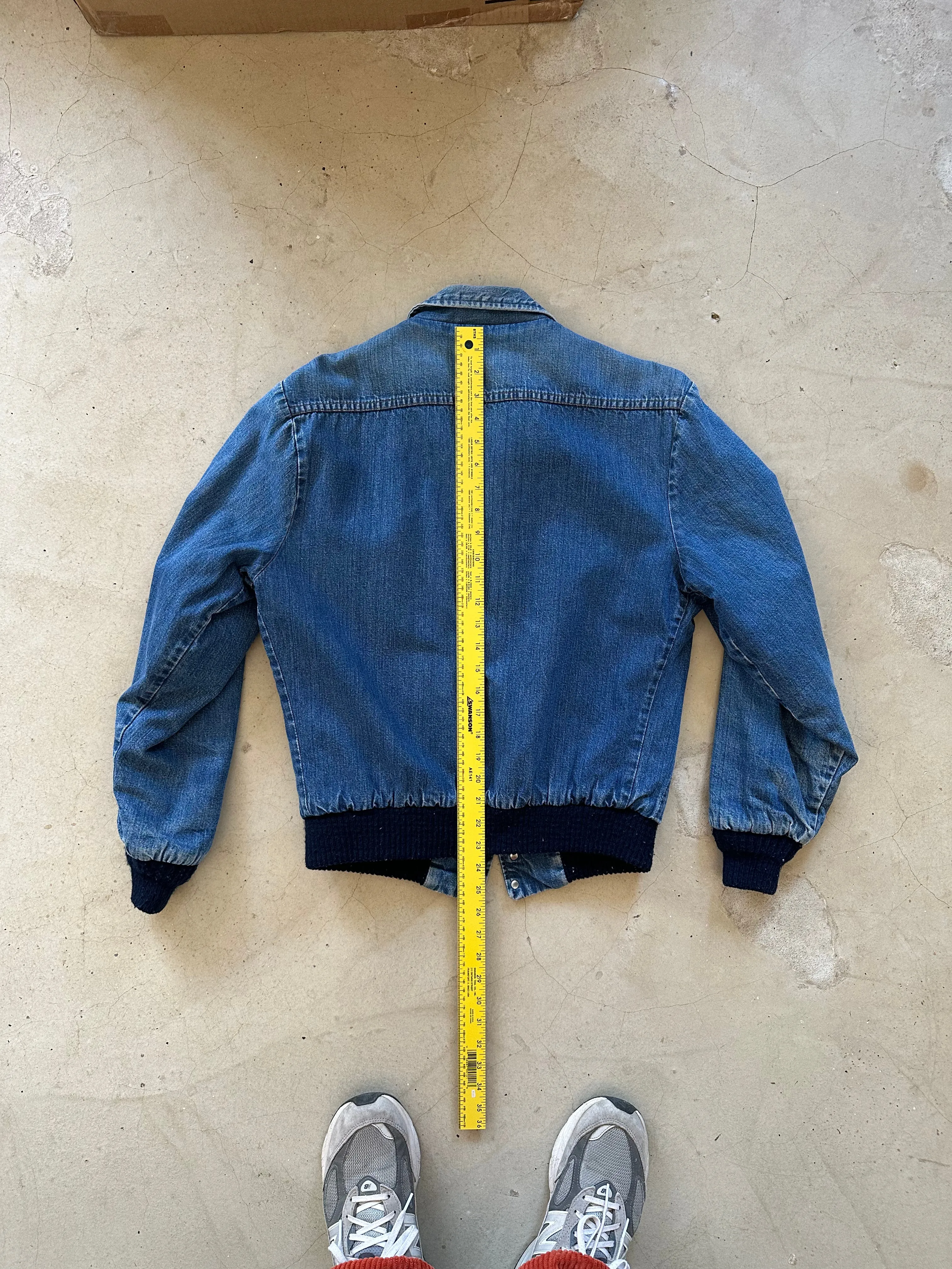 Vintage: Wrangler Shearling lined Denim Jacket