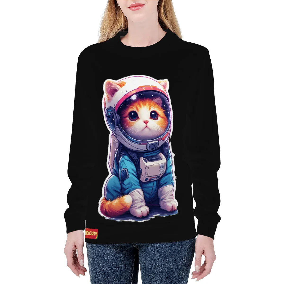 Women's "Space Cat 1 "Sweater